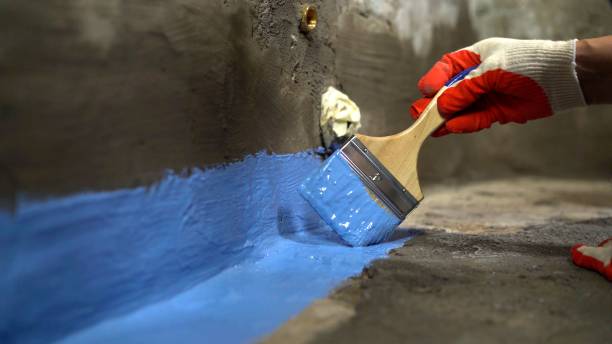 SJ Waterproofing Pros commercial waterproofing team near Kings Park, VA